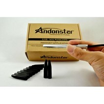 Andonstar-USB 2MP 디지털 현미경 직경 12MM 내시경 비디오 카메라 8 LED 돋보기, 500x, A2