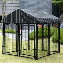 야외용 펫 리조트 철장 견집 실외 애견 개집 닭장 케이지 조립식 창고 물품보관