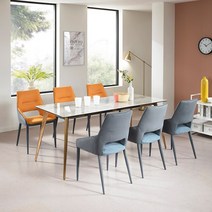 로드퍼니처 테슬라 세라믹 식탁세트 /4인용/6인용, 테슬라 6인용 식탁세트(일반6)