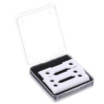 헤어 면도 전문가용 미용 이발기 클리퍼 애견 바리깡 AD-Wahl 시니어 용 신제품 지르코니아 세라믹 블레이드 28 개 2 개, 01 White, 한개옵션1