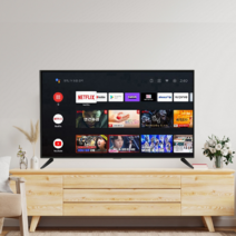 해커 구글 안드로이드 스마트 4K UHD TV 109cm (43인치), 벽걸이 (브라켓 포함) 방문설치