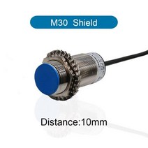 Cloweit M30 정전식 근접 센서 정확한 레벨 감지 NPN 스위치 10mm 20mm, Shield (10mm)_PNP NO