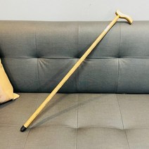 지니홀딩스 1+1 다용도 나무지팡이 약 88cm 어르신 지팡이 할머니 지팡이 보행보조용품, 나무 지팡이 2개