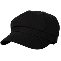 면 심플 베이직 데일리 팔각모