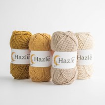 [울클럽]헤이즐실 hazle 100g 아크릴실 울혼방 코바늘 조끼 스웨터 블랭킷 뜨개실, 710 다크브라운
