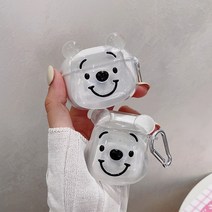 유유존 투명곰돌이에어팟케이스 (8496453), 투명 에어팟프로