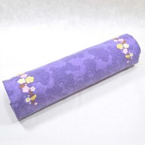 어르신 꽂자수 면 편안한 낮은 메밀 목베개 메밀껍질베개 단잠베개, 파랑색