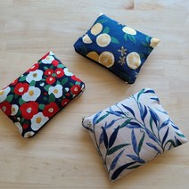 [DIY] (동영상설명) 생리대파우치만들기 바느질재료 동백 대나무 오렌지, 5.미니동백