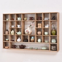 컵장 찻장 그릇장 옛날찬장 다완장 다기 진열장 선반, 베이지