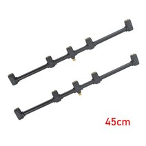 샌드폴 받침대 낚시거치대 원투 민물낚시 삼각대 2 pcs 잉어 지원 버즈 바 4 포드, 45cm