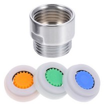 4 개대 샤워 유량 감소 장치 세트 물 절약 파이프 리미터 헤드