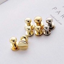 가죽 가방 솔트레지 솔트리지 4 5mm 4color 단추 재료 부자재, 4mm_엔틱