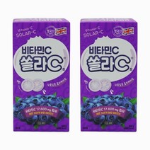 고려은단 쏠라씨 블루베리맛 80정 비타민 C 220mg 1+1