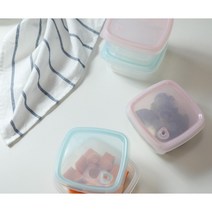 [자체제작] 국산 실리콘밥팩 / 냉동밥보관용기 / 다이어트도시락/ 밥보관용기/ 밥보관팩 / 런칭오픈행사, 블루