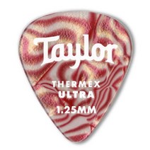 테일러 Taylor 프리미엄 351 써멕스 울트라 피크 루비스월 6개입 / Thermex Ultra Pick Blue Swirl / 테일러기타피크, 1mm
