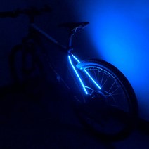 자전거 라이트 전조등 스마트 LED USB 리튬이온 충전식자전거 장식 테일 70 427, 푸른
