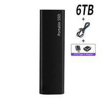 샤오미 휴대용 외장형 하드 SSD USB C 고속 디스크 1TB 2TB 4TB 16TB, [01] Black 1TB