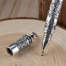 실버 펜 고급 비즈니스 서명 볼펜 925 남성 선물, 925실버펜+필통+증명서