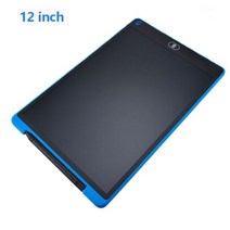 전자노트 전자식메모보드 그림그리는패드 12 인치 LCD 태블릿 디지털 그리기 필기 패드 휴대용 전자 보드 울트라-얇은, 12인치 블루