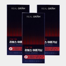 리얼그램 리보스 아르기닌 6000mg 고함량 아르기닌 아르지닌 리보오스 3박스 1개월분, 단품, 단품