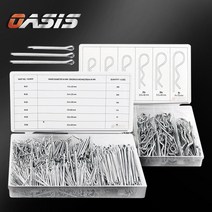 고정핀 코터핀 분할핀 알핀 R핀 150PCS 555PCS 세트 나사풀림 방지 트랙터핀, R알핀 150P 세트