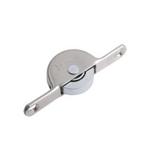 슬라이딩 베어링호차 (메탈 평) 25mm / 하부 롤러 바퀴 미닫이문 중문 샷시 ㄷ자레일용 발통, 1개