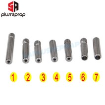3D프린터 관련 부품 용품 MK8 M6 용 3D 프린터 부품 1.75mm 필라멘트 스테인레스 스틸 스로트 PTFE 튜브 노, 06 6