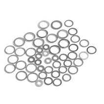 고무오링 패킹 실리콘 오링 고무링 20pcs M6-M26 알루미늄 와셔 가스 켓 플랫 금속 플러그 오일 씰링 링 패, 01 6x12x1mm