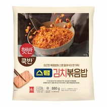 CJ 햇반쿡반 스팸김치볶음밥 아침대용 간편밥 880g, 1세트