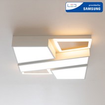 LED 래티스 사각 방등 70W, 골드GD