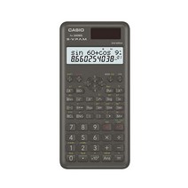 카시오 플러스 2 공학용 계산기 0.4 x 3 6.4인치 블랙 신제품 얇은 두께 세컨드 에디션 (FX300MS), Calculator