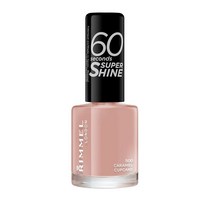 Rimmel 림멜 런던 60 세컨즈 슈퍼 샤인 매니큐어 500 카라멜 컵케이크 8ml