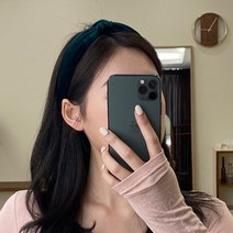 아쿠세샵 벨벳 꼬임 묶음 헤어밴드 머리띠