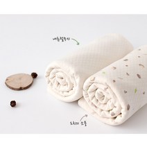 원단마트 대폭 오가닉 퀼팅 다이마루 도치의소풍 2종, 내츄럴 무지