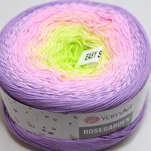 뜨개몰 털실 뜨개 여름실 복합실 플라워 로즈가든, 312보라연두복합