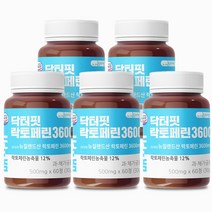 닥터핏 락토페린 3600mg 이중코팅 초고함량 60정, 60정X5개 10개월분