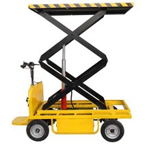 유압 리프트 상하 자동 전동 포크 파레트 자키 스태커, 110부하300KG120x70배터리20A