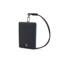 HAZZYS MEN ACC [Online Limited] 네이비 배색 목걸이형 카드지갑 네이비 배색 목걸이형 카드지갑