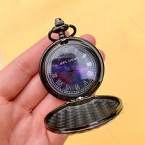 우주 오로라 회중시계 목걸이시계 팬던트 밤하늘 포켓워치 인테리어소품