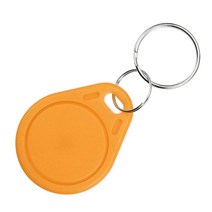 MECCANIXITY IC 카드 UID 키 Fobs RFID 근접 13.56MHz 재쓰기 가능한 스마트 토큰 태그 입입 액세스 제어 시스템용 옐로우 10팩 170128