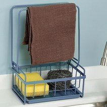 Dish storage rack 스탠드 수세미 걸이 블루 화이트
