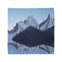 Lunarable 남녀공용 반다나 스카프 [미국 직배송], Pale Blue Dark Blue_1