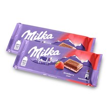 밀카 스트로베리 초콜릿 12p, 100g, 12개