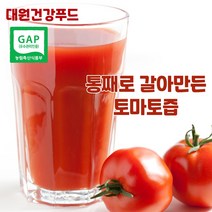 [대원건강푸드토마토즙] 대원건강푸드 저온진공추출공법 토마토 통째로 100% 토마토즙, 100ml, 50포