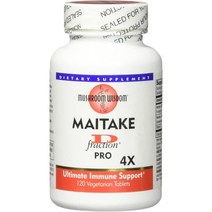 머쉬룸위즈덤 마이타케 D 프랙션 프로 4X 잎새버섯 분말 300mg 120정, 상품선택