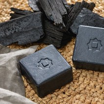 JAJU자주 자주X동구밭 제로바 참숯 고체 클렌징 비누 J81N902043500, 블랙_FR
