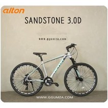 2021년 알톤 샌드스톤3.0D / 24단 / 장거리 MTB자전거 / 유압디스크브레이크, 무료조립배송, 17인치, 크롬레드
