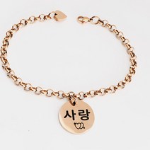 황금률 더블링 강아지 인식표 고양이 이름표 목걸이, M, 골드