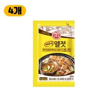 간편한 요리 황금레시피 제주식 멜젓소스 40g 오뚜기, 4개