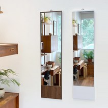 HomeToDo 알리 1200 벽걸이 거울, 화이트